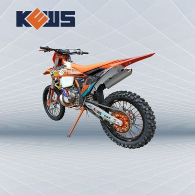 KEWS MT250cc Telaio Arancione Raffreddamento ad Acqua Motocicletta Off Road 2 Tempi con Cerchio EXCEL