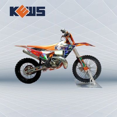 250cc KEWS Moto a 2 Tempi Raffreddamento ad Acqua con Piantone di Sterzo CNC per una Guida Potente