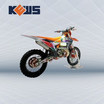 Carburatore alimentato da 250 cc Motocross a due tempi raffreddato ad acqua con accensione CDI e adesivi opzionali